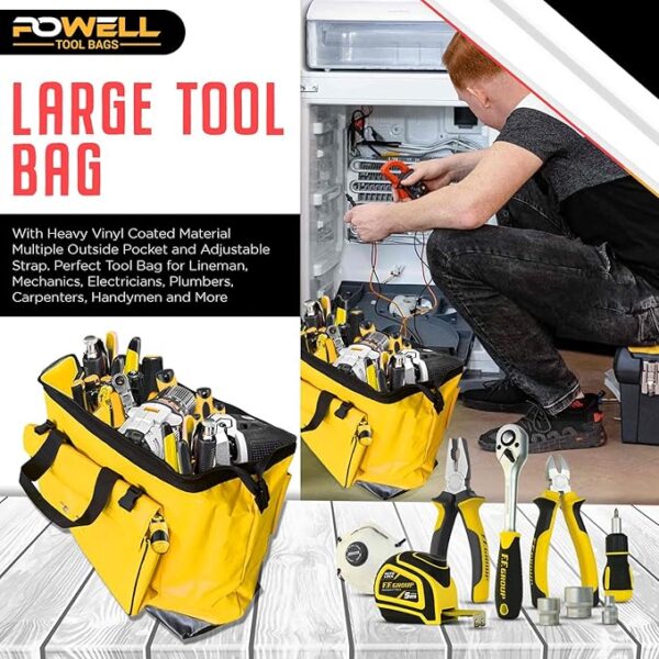 Large Tool Bag Multiple Pockets