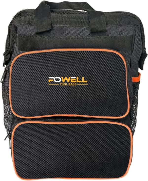 Tool Backpack for men, Heavy Duty Tool Bag with 5 Compartments