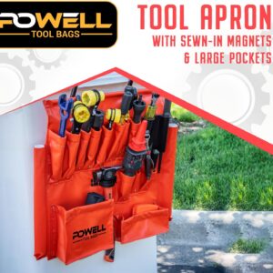 Tool Apron with Magnets, Heavy Duty with Multiple Pockets