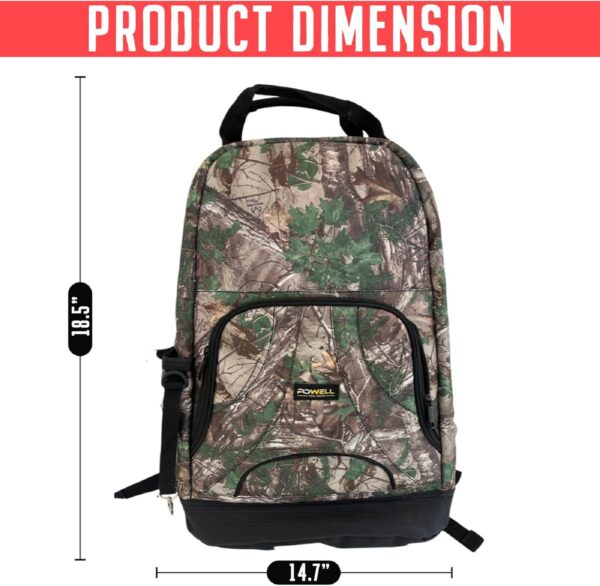 Camo Tool Backpack Tool Bag Cam, Heavy Duty, Over 35 Pockets