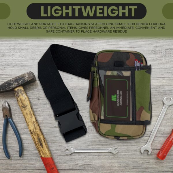Camo Bag FOD Bag Tool Bag With Multiple Pockets and Adjustable Belt
