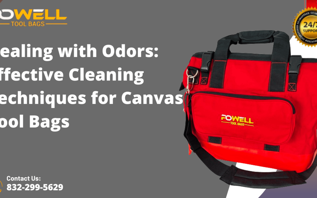 Effective cleaning techniques for Canvas tool bags
