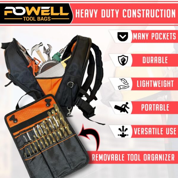 Powell Heavy Duty Tool Backpack